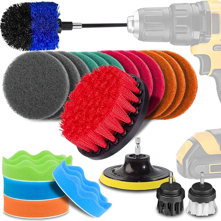 クレンジングブラシ Amazon｜ドリル ブラシ GOH DODD 23点電動ドリル掃除用ブラシ